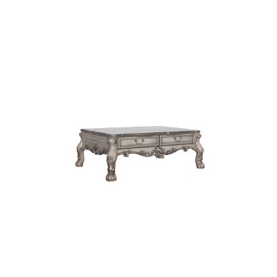 57" Dresden Coffee Table Vintage Bone White - Acme Furniture