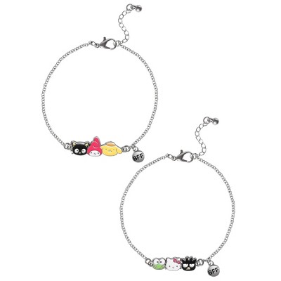 Hello Kitty and Friends BFF Charm Bracelet Set - Iconic Character Designs