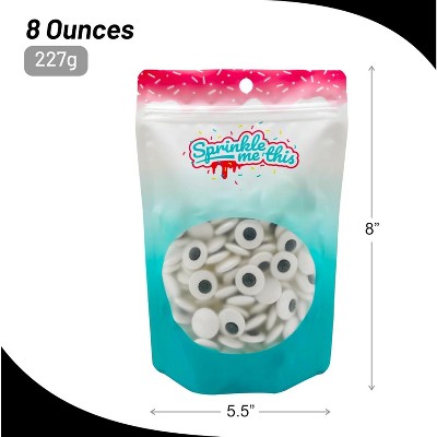Sprinkle Me This – Large Spooky Eyes Toppers – Candy Eyes for Halloween Decorating & Dessert Topping