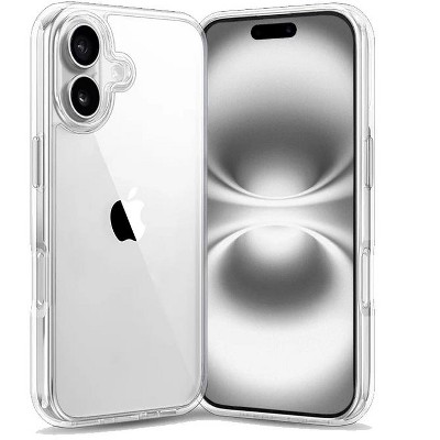 Entronix Case Compatible with iPhone 16 Plus - [Hard Back] Thick Clear