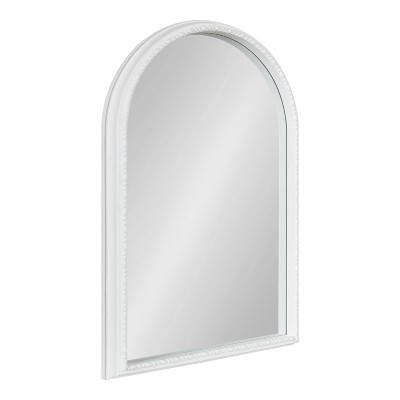 20" x 30" Astele Framed Arch Mirror White - Kate & Laurel All Things Decor: Modern Style, No Assembly Required, Includes Mounting Hardware