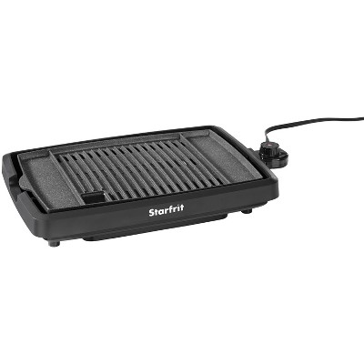 Starfrit Indoor Smokeless Electric BBQ Grill in Black