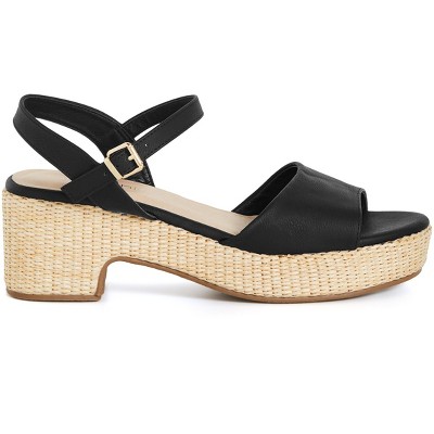 Women's Plus Size WIDE FIT Visionary Platform - black | CITY CHIC