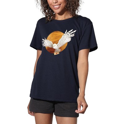 Harry Potter Hedwig And The Moon Women's Loose T-Shirt