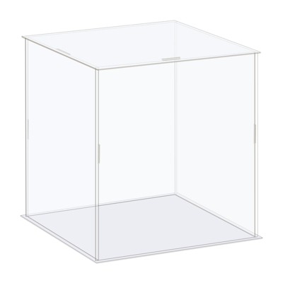 Unique Bargains Acrylic Dustproof Protection Showcase for Collectibles Display 1 Pcs