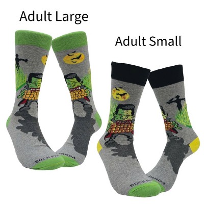 Dracula Eating Corn Socks from the Sock Panda - Great for Halloween (Men's or Tween Sizes)