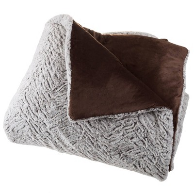 Mink Faux Fur Comforter Set by Hastings Home