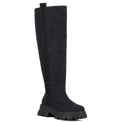 Fashion To Figure Women's Jaime Boot - Wide Width - 7, BLACK