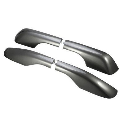 Unique Bargains Car Roof Rack Side Rails End Cover Shell Cap for Lexus LX570 2008-2015 Durable Plastic Gray 4pcs