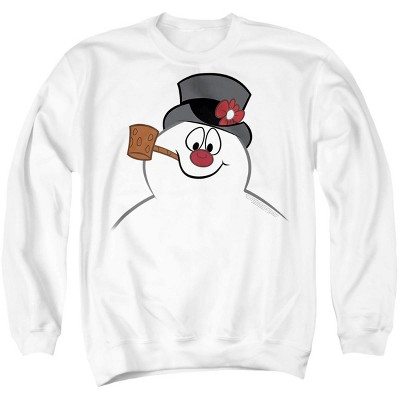 Frosty The Snowman Frosty Face Costume Adult Crewneck Sweatshirt