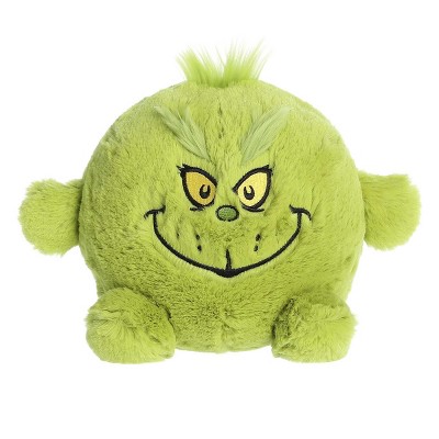 Aurora Small Grinch Ball Dr. Seuss Whimsical Stuffed Animal Green 8"