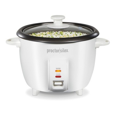 Proctor Silex 10 Cup Rice Cooker & Steamer White 37533G