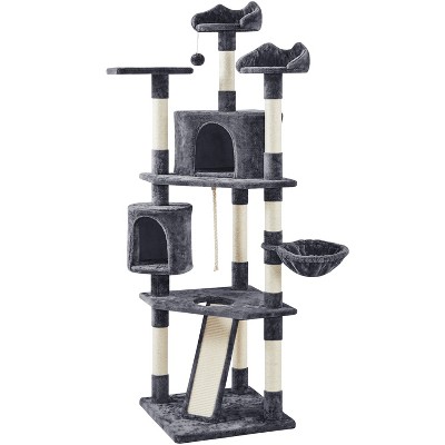 Yaheetech 79"H Large Cat Tower with Condos & Scratching Posts