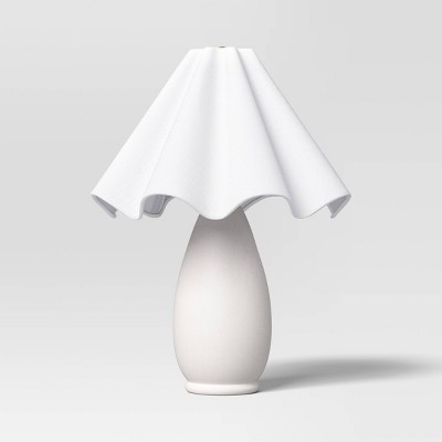 Wavy Shade Collection with Ceramic Base Table - Threshold™