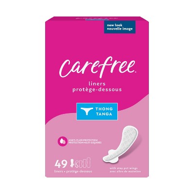 Carefree Unwrapped Unscented Panty Liners