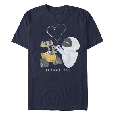 Men's Wall-E Eve Christmas Lights T-Shirt