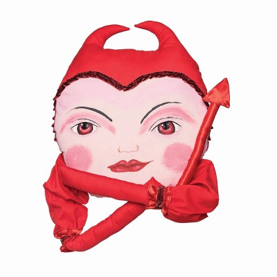 Gallerie II Lucyfur Zombinaland Halloween Decorative Soft Figurine Pillow