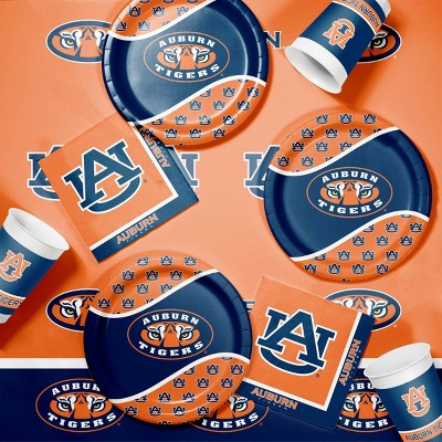 Auburn University Collegiate Tailgate Party Kit 8ct