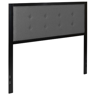 Emma and Oliver Upholstered Metal Panel Tufted Headboard - Modern Headboard