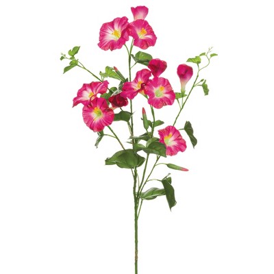 Allstate Floral Morning Glory Artificial Floral Spray - 31" - Pink