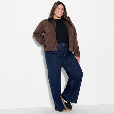 Women's Denim Utility Jacket - Wild Fable™
