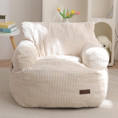 MAXYOYO Kids Bean Bag Chair, Stuffed Toddler Bean Bag Sofa with Filler for Gaming, Reading
