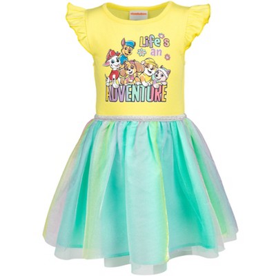 Paw Patrol Everest Rubble Marshall Chase Skye Girls Dress Toddler