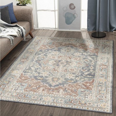 Luxe Weavers Pastel Floral Pattern Indoor Area Rug