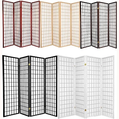 Legacy Decor Room Divider Privacy Screen Partition Shoji Style 6 ft Tall
