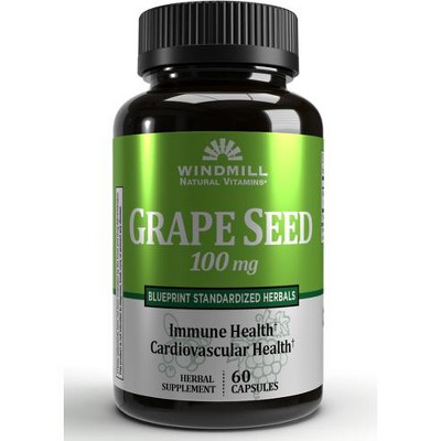 Windmill Grape Seed Extract 100 Mg Capsules 60CT