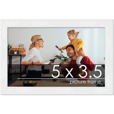PosterPalooza | 5x3.5 Wood Frame with UV Acrylic, 6 Finishes: Black, White, Bronze, Silver, Wood, Mahogany
