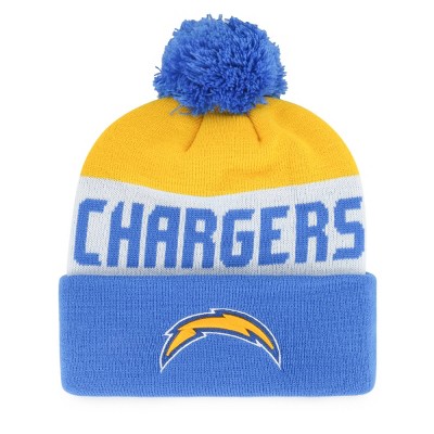 NFL Los Angeles Chargers Margin Knit Beanie: Team Logo Sports Apparel