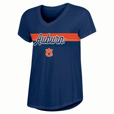 NCAA Auburn Tigers Women's V-Neck T-Shirt
