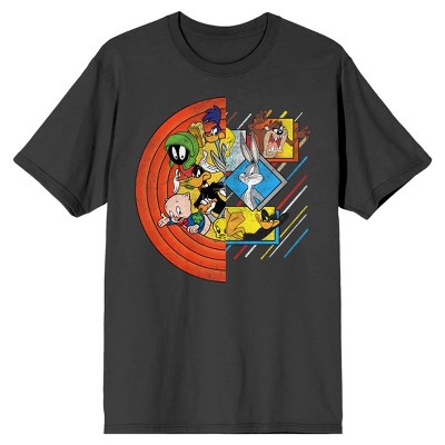 Looney Toons Looney Circle Group T-Shirt-XXL