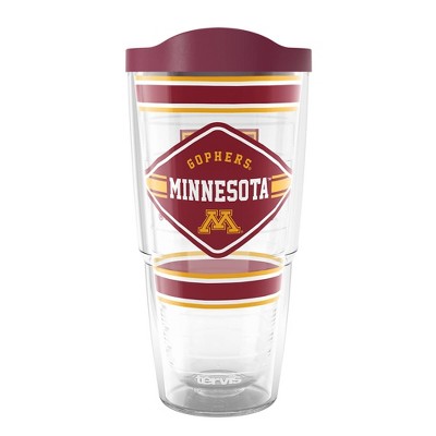 NCAA Minnesota Golden Gophers 24oz First String Classic Tumbler: University Drinkware