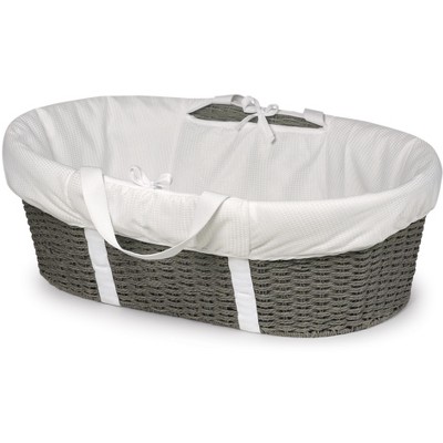 Badger Basket Wicker-Look Woven Baby Moses Changing Basket