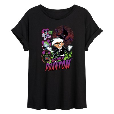 Women's - Danny Phantom - Danny Phantom Oversized Graphic T-Shirt