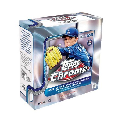 2025 Topps MLB Chrome Baseball Trading Card Mega Box