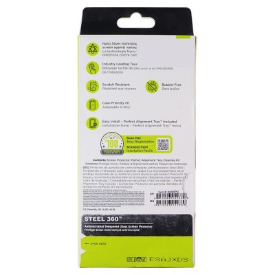 PureGear Steel 360 Screen Protector for Apple iPhone 14 Pro/14/13 Pro/13