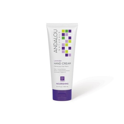 Andalou Naturals Lavender Shea Butter and Cocoa Butter Hand Cream - 3.4 oz