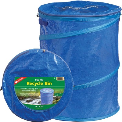 Coghlan's Pop-Up Camp Trash Can/Recycle Bin, Portable Collapsible Camping Basket