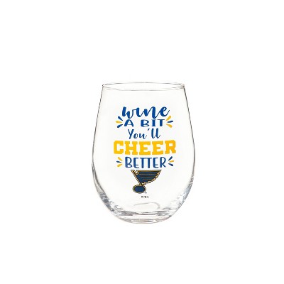 St. Louis Blues,17oz Boxed Stemless Glass