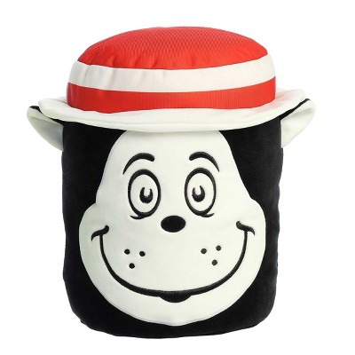 Aurora Small Cat In The Hat Mallow Dr. Seuss Whimsical Stuffed Animal Multicolor 9"