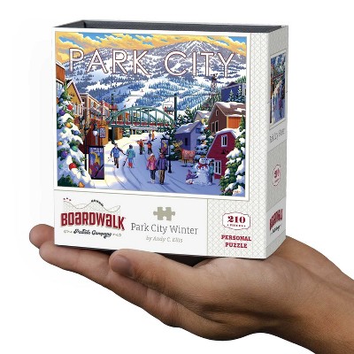 Park City Winter by Boardwalk - Jigsaw Puzzle