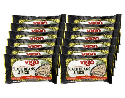 Vigo Black Beans and Rice - Case of 12/8 oz