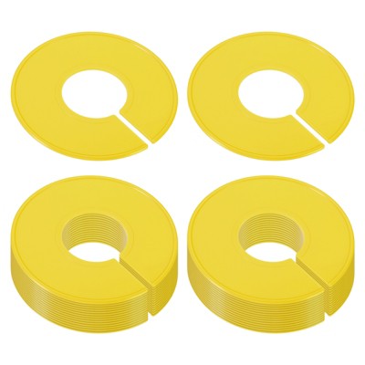 Unique Bargains Blank Labels Round Clothes Dividers Label for Closet Hanging Clothes 30 Pcs