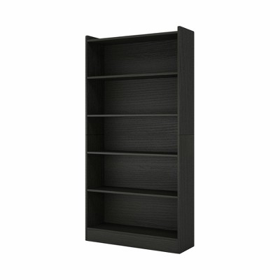 Lirago 6-Tier Wood Open Bookshelf Sturdy Particleboard with Melamine Finish for Living Room Office and Bedroom Storage