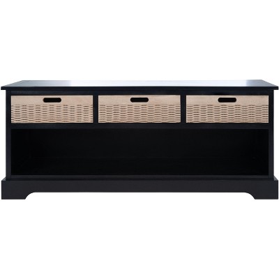 Landers 3 Drawer Storage Bench - BCH5701 - Safavieh
