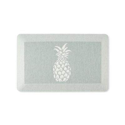 MARTHA STEWART Aloha Modern Pineapple Anti-Fatigue Air-Infused Kitchen Mat