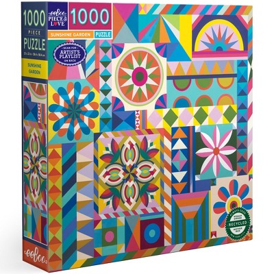 eeBoo Piece&Love: Sunshine Garden - 1000 pc Puzzle